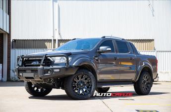 FORD RANGER BATTLE AXE GLOSS BLACK MILLED ACCENTS